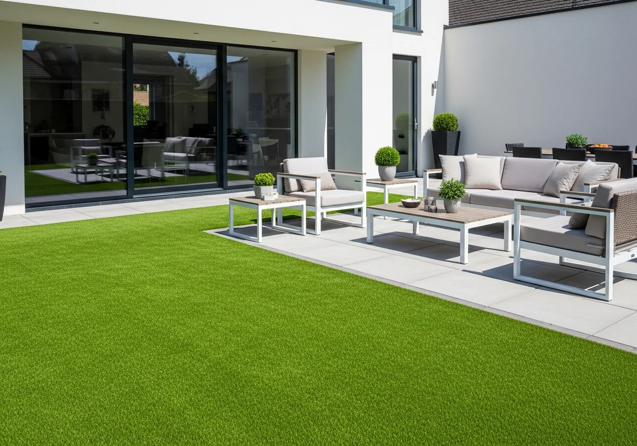 Artificial turf garden