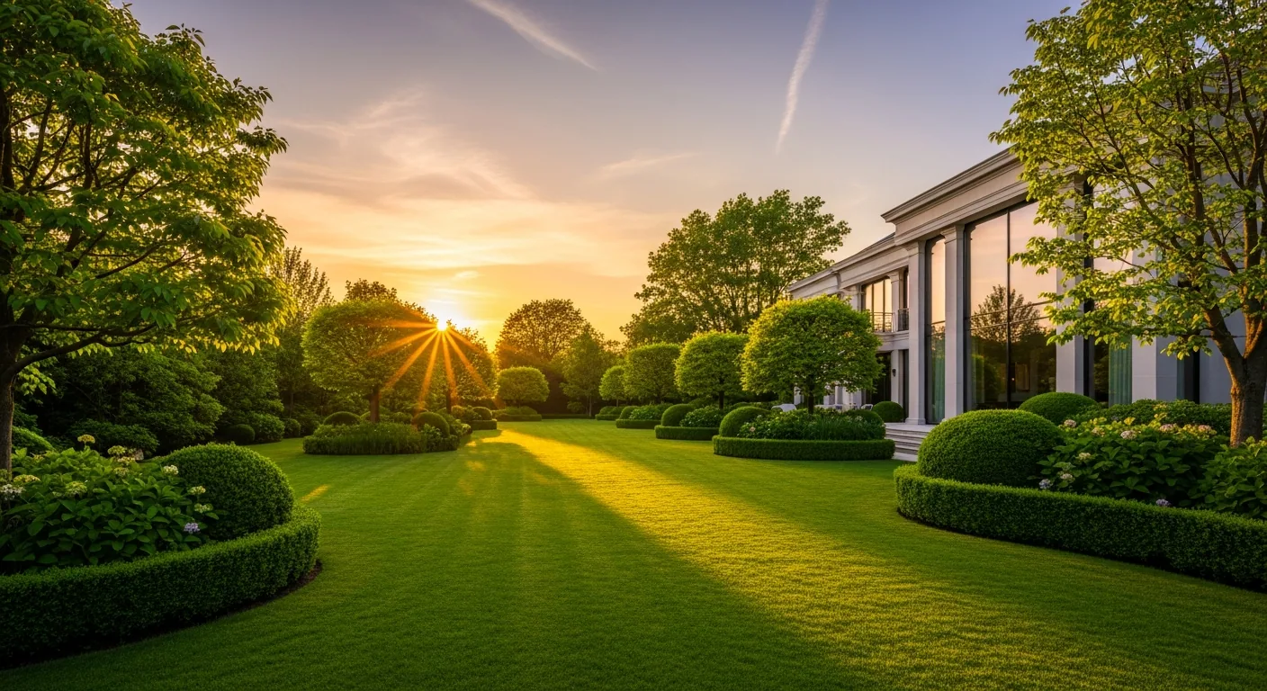 Lush garden